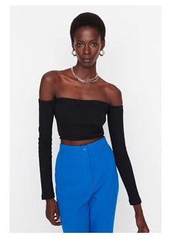 trendyol Bluzka w kolorze czarnym ze sklepu Limango Polska w kategorii Bluzki damskie - zdjęcie 188491705