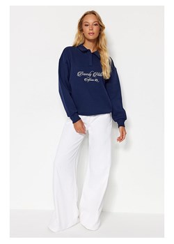 trendyol Bluza w kolorze granatowym ze sklepu Limango Polska w kategorii Bluzy damskie - zdjęcie 188492198