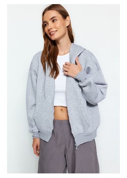 trendyol Bluza w kolorze szarym ze sklepu Limango Polska w kategorii Bluzy damskie - zdjęcie 188492207