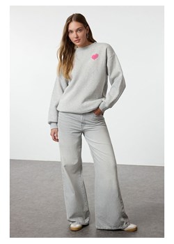 trendyol Bluza w kolorze szarym ze sklepu Limango Polska w kategorii Bluzy damskie - zdjęcie 188492228