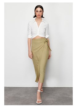 trendyol Spódnica w kolorze oliwkowym ze sklepu Limango Polska w kategorii Spódnice - zdjęcie 188492466