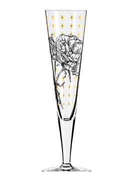 RITZENHOFF Kieliszek w kolorze złoto-czarnym do szampana - 205 ml ze sklepu Limango Polska w kategorii Naczynia - zdjęcie 188492867