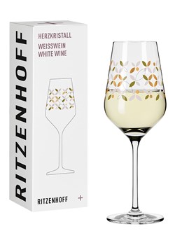 RITZENHOFF Kieliszek w kolorze zielono-pomarańczowym do białego wina - 380 ml ze sklepu Limango Polska w kategorii Naczynia - zdjęcie 188492955