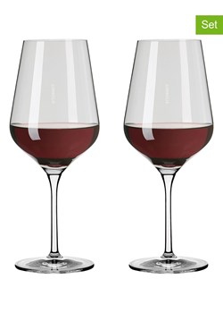 RITZENHOFF Kieliszki (2 szt.) w kolorze szarym do czerwonego wina - 570 ml ze sklepu Limango Polska w kategorii Naczynia - zdjęcie 188492998