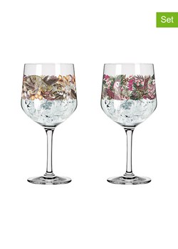 RITZENHOFF Kieliszki (2 szt.) "Schattenfauna" ze wzorem do ginu - 720 ml ze sklepu Limango Polska w kategorii Naczynia - zdjęcie 188493027
