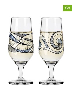 RITZENHOFF Kieliszki (2 szt.) "Brauchzeit" w kolorze niebieskim do shotów - 55 ml ze sklepu Limango Polska w kategorii Naczynia - zdjęcie 188493117