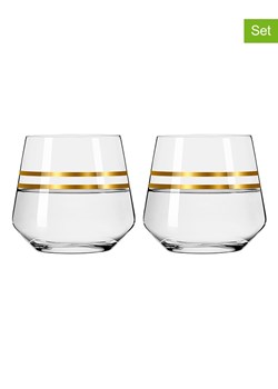 RITZENHOFF Szklanki (2 szt.) "Deluxe" w kolorze złotym - 420 ml ze sklepu Limango Polska w kategorii Naczynia - zdjęcie 188493175