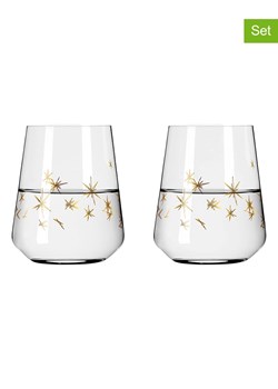 RITZENHOFF Szklanki (2 szt.) "Deluxe" w kolorze złotym - 510 ml ze sklepu Limango Polska w kategorii Naczynia - zdjęcie 188493178