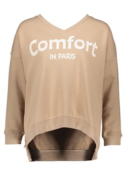 miss goodlife Bluza "Comfort in Paris" w kolorze beżowym ze sklepu Limango Polska w kategorii Bluzy damskie - zdjęcie 188493747