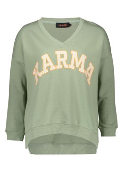 miss goodlife Bluza "Karma" w kolorze oliwkowym ze sklepu Limango Polska w kategorii Bluzy damskie - zdjęcie 188493829