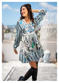 miss goodlife Sukienka w kolorze biało-granatowym ze sklepu Limango Polska w kategorii Sukienki - zdjęcie 188493905