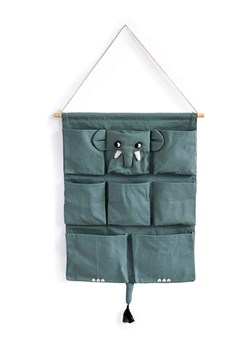 roommate Organizer ścienny "Elephant" w kolorze ciemnozielonym - 43 x 50 cm ze sklepu Limango Polska w kategorii Akcesoria i przechowywanie - zdjęcie 188493957