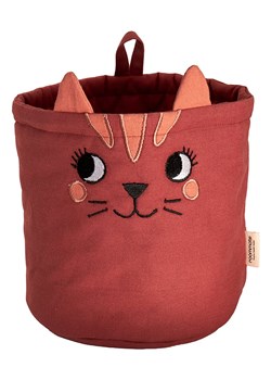 roommate Kosz "Cat" w kolorze czerwonym - wys. 18 x Ø 18 cm ze sklepu Limango Polska w kategorii Pojemniki kuchenne - zdjęcie 188493967