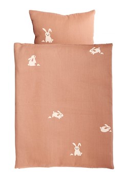 roommate Komplet pościeli "Rabbit" w kolorze jasnoróżowym dla lalek ze sklepu Limango Polska w kategorii Pościel dziecięca - zdjęcie 188493999