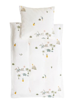 roommate Komplet pościeli "Tropical" w kolorze białym ze wzorem dla dzieci ze sklepu Limango Polska w kategorii Pościel dziecięca - zdjęcie 188494089