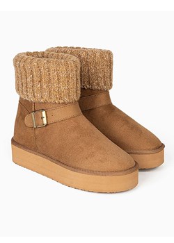 ISLAND BOOT Botki zimowe "Kourtney" w kolorze jasnobrązowym ze sklepu Limango Polska w kategorii Śniegowce damskie - zdjęcie 188494319