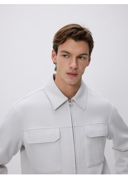 Reserved - Kurtka koszulowa - jasnoszary ze sklepu Reserved w kategorii Kurtki męskie - zdjęcie 188501349