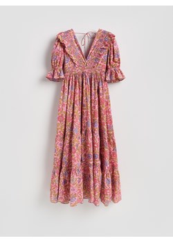 Reserved - Sukienka we wzór - zielony ze sklepu Reserved w kategorii Sukienki - zdjęcie 188501379