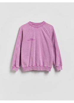 Reserved - Bluza oversize z efektem sprania - fuksja ze sklepu Reserved w kategorii Bluzy chłopięce - zdjęcie 188501385