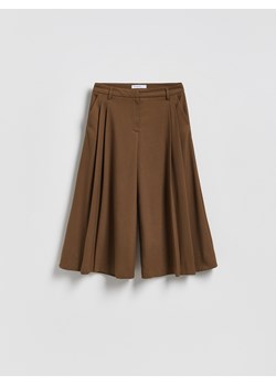 Reserved - Spodnie culotte - brązowy ze sklepu Reserved w kategorii Spodnie damskie - zdjęcie 188501428