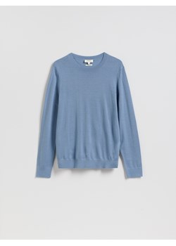 Reserved - Sweter z wełny merino - jasnoniebieski ze sklepu Reserved w kategorii Swetry męskie - zdjęcie 188501507