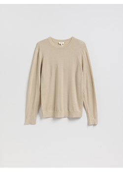 Reserved - Sweter z wełny merino - beżowy ze sklepu Reserved w kategorii Swetry damskie - zdjęcie 188501509