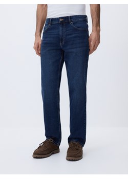 Reserved - Jeansy straight fit - granatowy ze sklepu Reserved w kategorii Jeansy męskie - zdjęcie 188501517