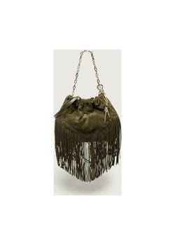 Ba&sh Worek MINI JUNE | zamsz ze sklepu Gomez Fashion Store w kategorii Torebki worki - zdjęcie 188501595