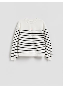 Reserved - Bluza w paski z haftem - wielobarwny ze sklepu Reserved w kategorii Bluzy damskie - zdjęcie 188502617