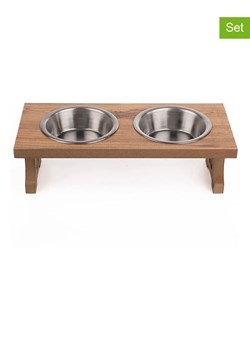 Paws&amp;Whiskers 3-częściowy zestaw w kolorze jasnobrązowym - 37 x 6 x 17 cm ze sklepu Limango Polska w kategorii Dla zwierząt - zdjęcie 188503336