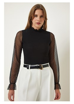 Happiness Istanbul Koszulka w kolorze czarnym ze sklepu Limango Polska w kategorii Bluzki damskie - zdjęcie 188503537