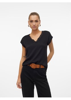 Vero Moda Koszulka w kolorze czarnym ze sklepu Limango Polska w kategorii Bluzki damskie - zdjęcie 188503575