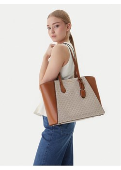 Torebka MICHAEL Michael Kors Taryn 30F4GTBT7B Beżowy ze sklepu eobuwie.pl w kategorii Torby Shopper bag - zdjęcie 188503636