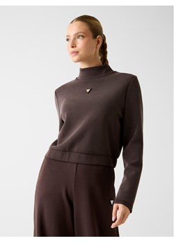 Guess Bluza 164821 Brązowy Classic Fit ze sklepu MODIVO w kategorii Bluzy damskie - zdjęcie 188504068