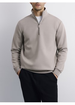 Reserved - Gładka bluza ze stójką - jasnoszary ze sklepu Reserved w kategorii Bluzy męskie - zdjęcie 188504688