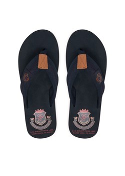 Japonki Tommy Hilfiger Patch Hilfiger Beach Sandal FM0FM05804 Granatowy ze sklepu eobuwie.pl w kategorii Klapki męskie - zdjęcie 188505719