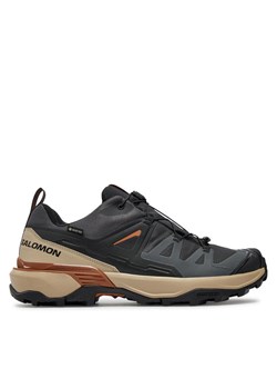 Trekkingi Salomon X Ultra 360 Gore-Tex L47687000 Szary ze sklepu eobuwie.pl w kategorii Buty trekkingowe męskie - zdjęcie 188505747