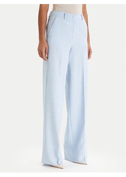 Marella Spodnie materiałowe Giunchi 2613131101 Błękitny Straight Fit ze sklepu MODIVO w kategorii Spodnie damskie - zdjęcie 188506166
