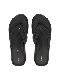 Tommy Hilfiger Japonki Hilfiger Padded Beach Sandal FM0FM05801 Czarny ze sklepu MODIVO w kategorii Klapki męskie - zdjęcie 188506185