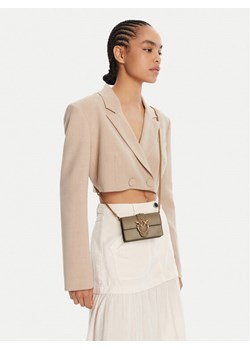 Pinko Torebka Love One Micro C . AI 24-25 PCPL 100064 A0F1 Szary ze sklepu MODIVO w kategorii Kopertówki - zdjęcie 188507277