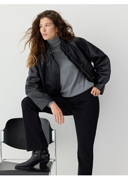 Reserved - Kurtka z owczej skóry - czarny ze sklepu Reserved w kategorii Kurtki damskie - zdjęcie 188507415
