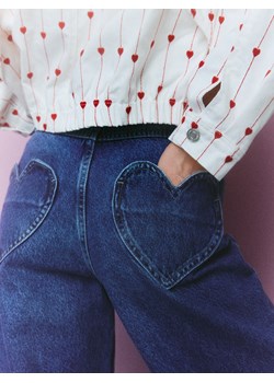 Reserved - Jeansy regular - niebieski ze sklepu Reserved w kategorii Spodnie dziewczęce - zdjęcie 188507566