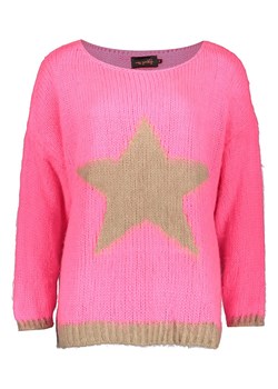 miss goodlife Sweter "Star" w kolorze beżowo-różowym ze sklepu Limango Polska w kategorii Swetry damskie - zdjęcie 188510419