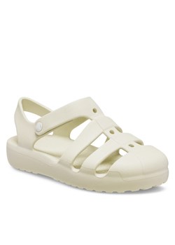 Crocs Sandały Classic Fisherman T 210626 Beżowy ze sklepu MODIVO w kategorii Sandały dziecięce - zdjęcie 188510466