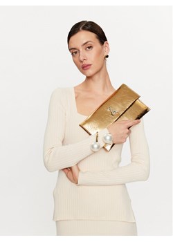 Torebka Patrizia Pepe CB5460/L041 Złoty ze sklepu eobuwie.pl w kategorii Kopertówki - zdjęcie 188511975