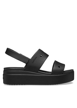 Sandały Crocs Brooklyn 4U 210676 Czarny ze sklepu eobuwie.pl w kategorii Sandały damskie - zdjęcie 188511987