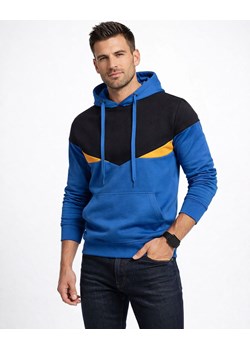 Bluza męska granatowa z kapturem Recea ze sklepu Recea.pl w kategorii Bluzy męskie - zdjęcie 188512458