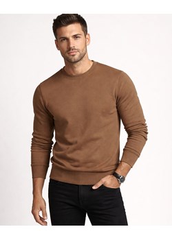 Bluza męska brązowa bez kaptura Recea ze sklepu Recea.pl w kategorii Bluzy męskie - zdjęcie 188512465
