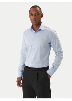 Calvin Klein Koszula LV019EU128 Błękitny Slim Fit ze sklepu MODIVO w kategorii Koszule męskie - zdjęcie 188512555