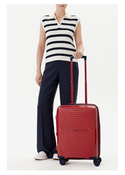 Beverly Hills Polo Club Walizka kabinowa BHPC-WAL-006-S Czerwony ze sklepu MODIVO w kategorii Walizki - zdjęcie 188512599